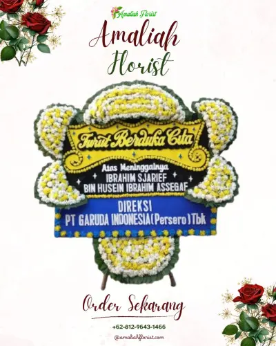 Papan Bunga Duka di Cimayang